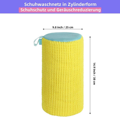 Schuhwaschbeutel 360° Reinigung Gelb 2er Pack