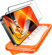 Panzerglas Schutzfolie für iPhone 16 Pro [2 Stück] 9H+ Full Screen