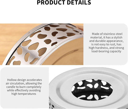 Edelstahl Stövchen Teewärmer Teelicht Warmhalter Kaffeewärmer