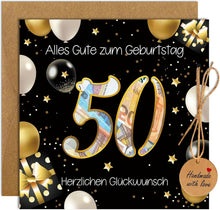 Geburtstagskarte Geldgeschenke 50. Geburtstag Mann Frau