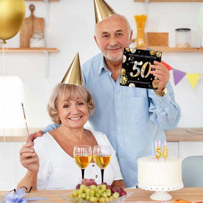Geldgeschenke 50 Geburtstag Mann Frau - Lustige Geburtstagskarte - Jubiläum