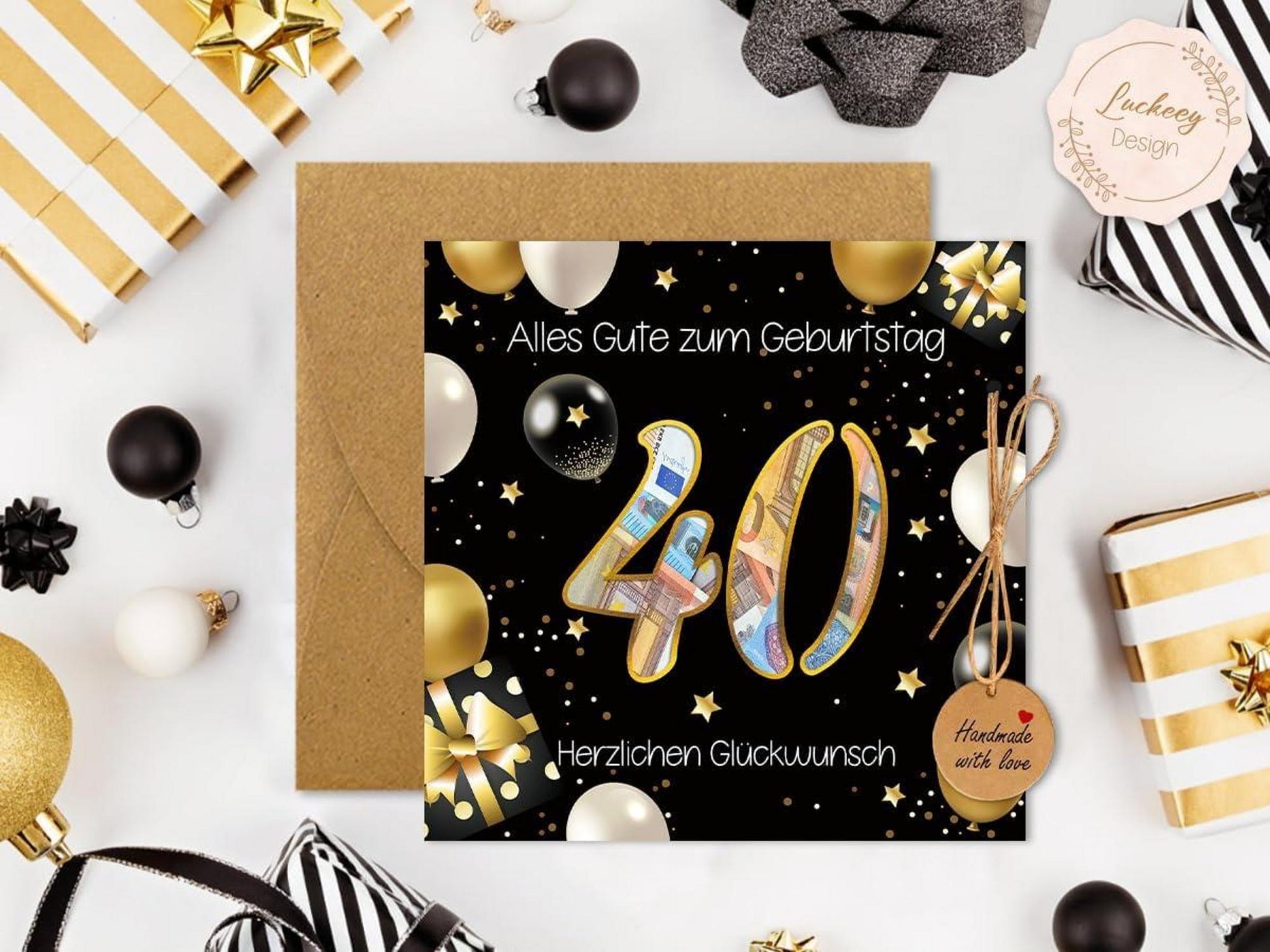 Geburtstagskarte 40 Geldgeschenke Geburtstag Mann Frau Warme