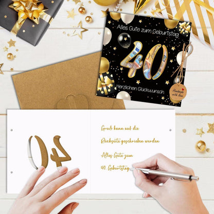 Geburtstagskarte 40 Geldgeschenke Geburtstag Mann Frau