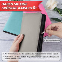 Upgrade Budget Planner Deutsch A6 mit Reißverschluss und 8