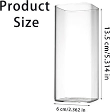 Quadratische Gläser Set 3 Stück Moderne Longdrink Cocktail