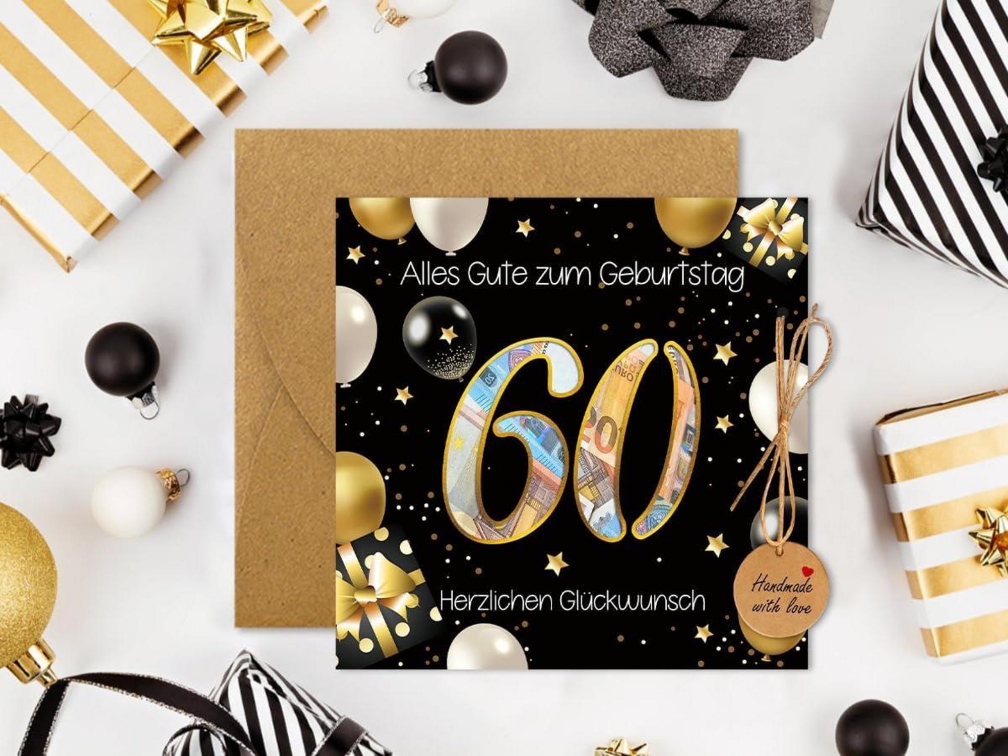 Geschenke 60 Geburtstag Mann Frau Geldgeschenke