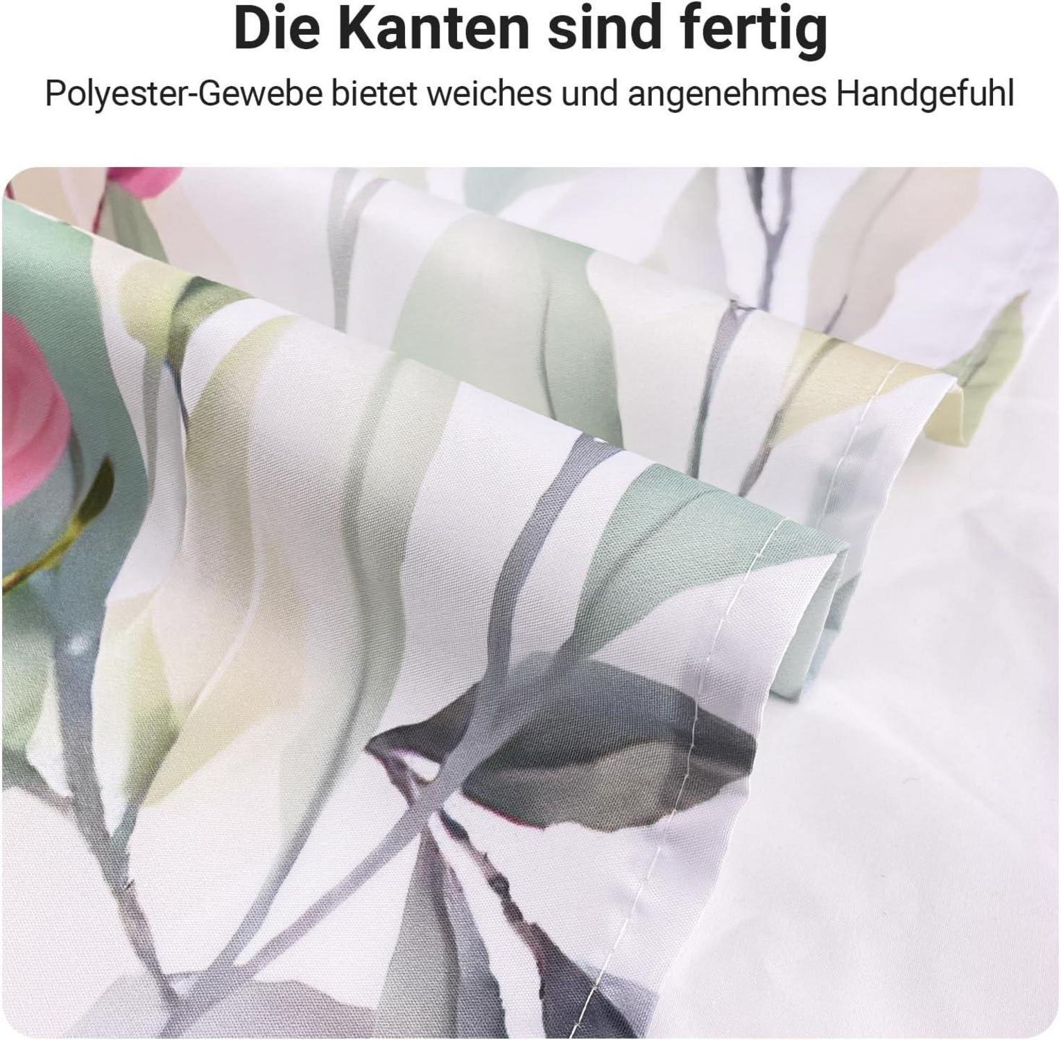 Duschvorhang Gelbe Ente Muster 120x200cm Textil Wasserabweisend 7 Ösen