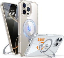 Militärschutz Hülle für iPhone 16 Pro mit 360° Spin Standring