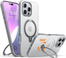 TORRAS 360° Ostand Spin iPhone 16 Pro Max Hülle Magsafe Militärschutz