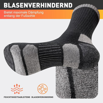 Merino Wandersocken 3er-Pack – Warm & Atmungsaktiv für Herren & Damen