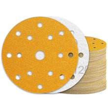Schleifscheiben 150mm Klett Körnung 120, 15 Loch, 60 Stück
