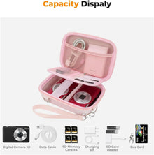 K&F Concept Digitalkamera Tasche Eva-Hartschalendesign Rosa