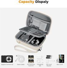 K&F Concept Digitalkamera Tasche Eva-Hartschalendesign Beige