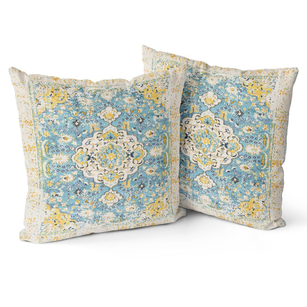 Boho Kissenbezüge 2er Set Floral Vintage 50x50 cm