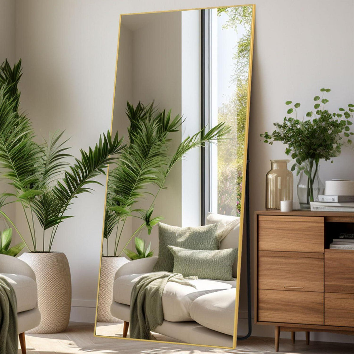 Ganzkörperspiegel 180x76cm – Stehspiegel für Schlafzimmer & Wohnzimmer