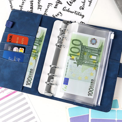 ELAKIRI A6 Budget Planner Deutsch Sparbuch Geld 10 Bargeldumschlägen 24