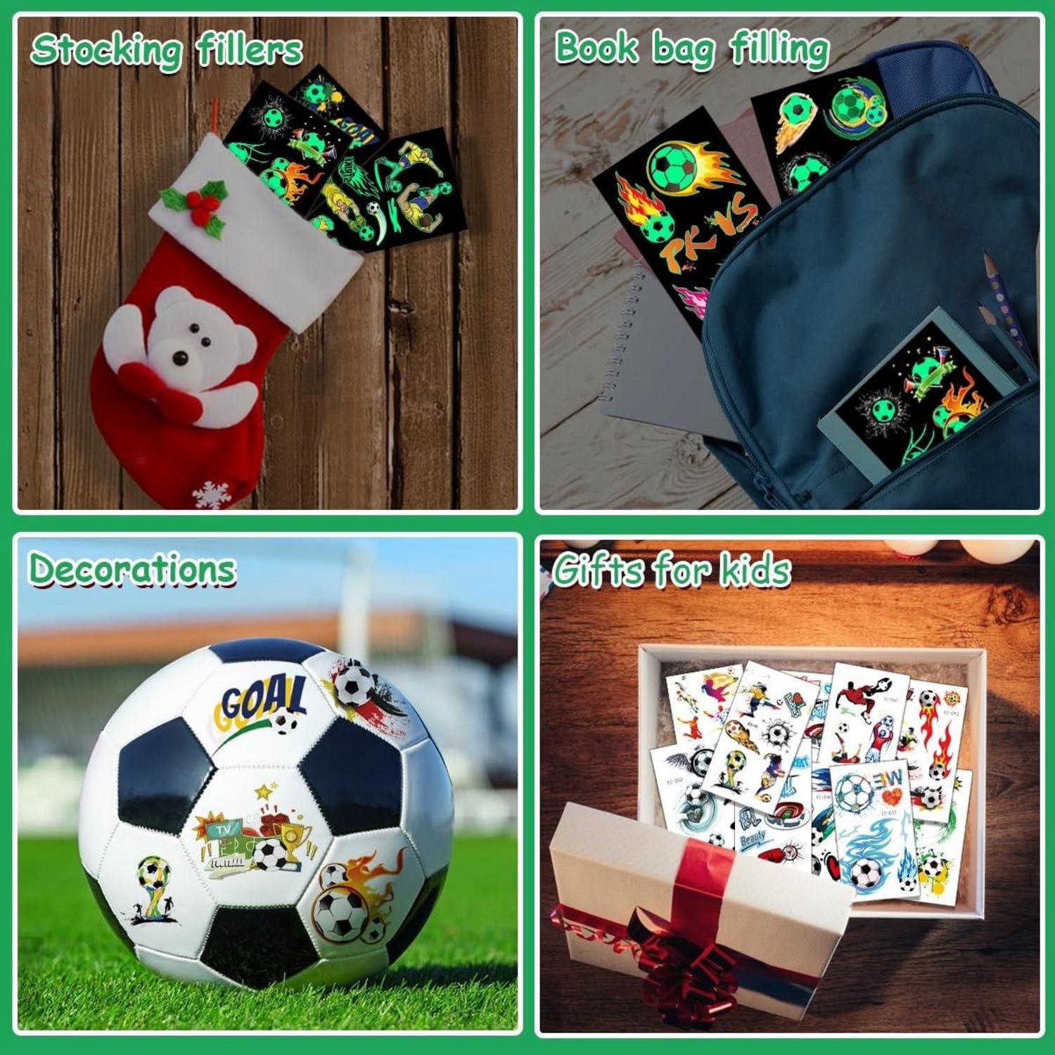 20 Fußball Tattoo Kinder Leuchtend Geschenke Jungen