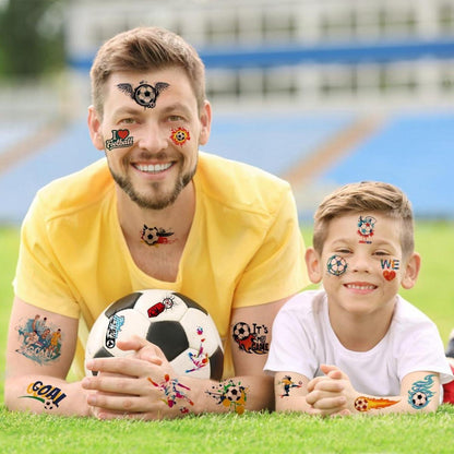 20 Fußball Tattoo Kinder Set Jungen Weihnachten Adventskalender Give Away