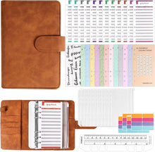 Budget Planner A6 Sparbuch Geld 10 Bargeldumschlägen 24 Budgetblättern