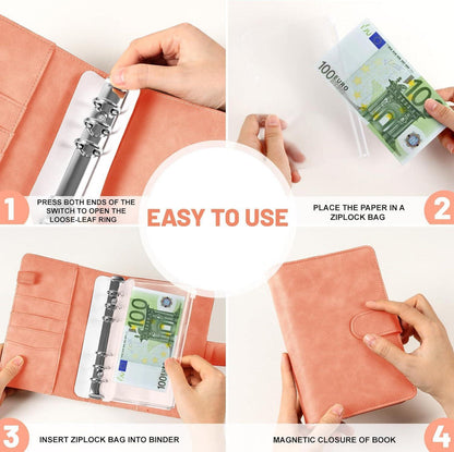 ELAKIRI A6 Budget Planner Deutsch Sparbuch Geld 10