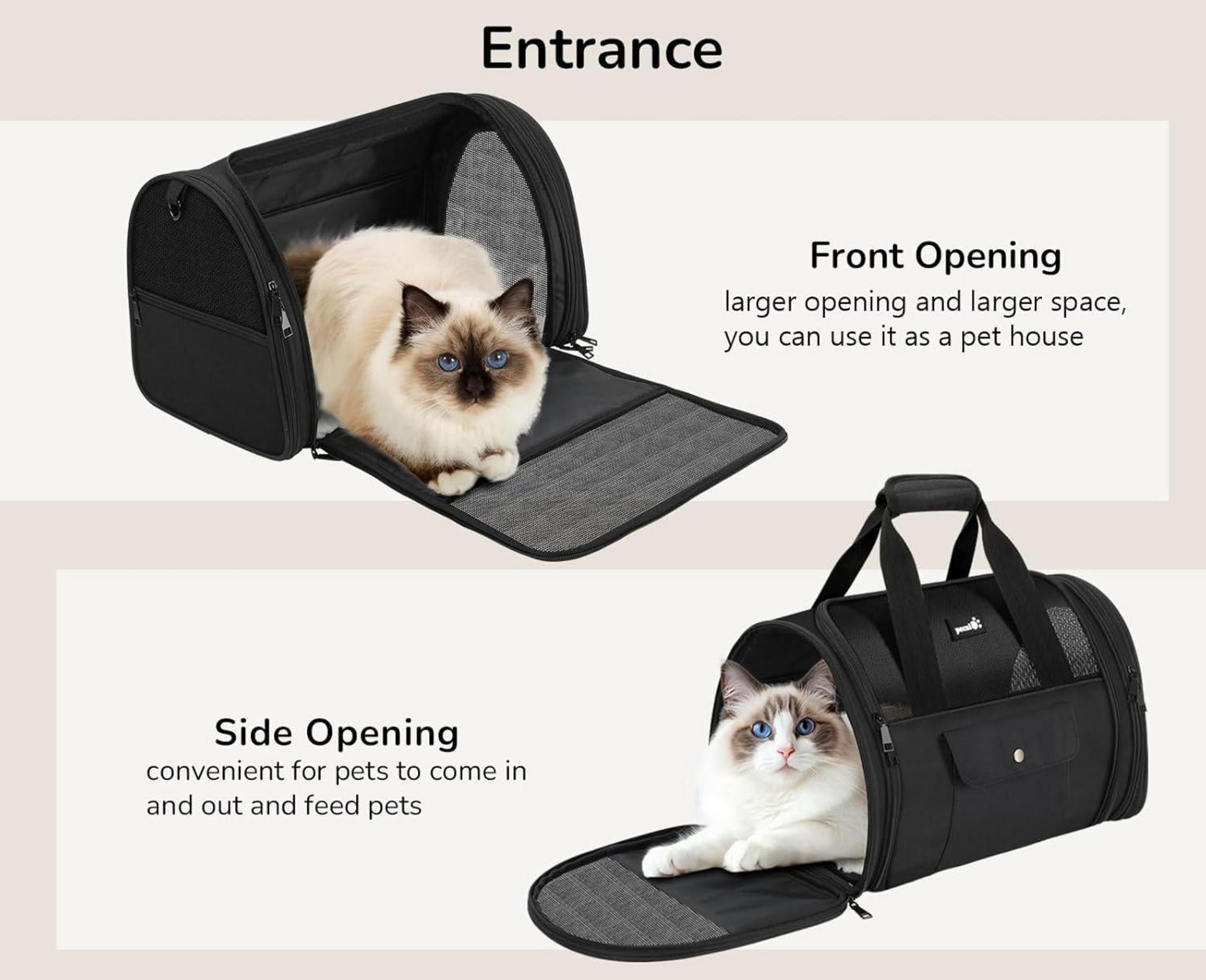 Faltbare Transporttasche Katze Hunde