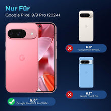Google Pixel 9 Handyhülle Panzer Schutz Glas Transparent