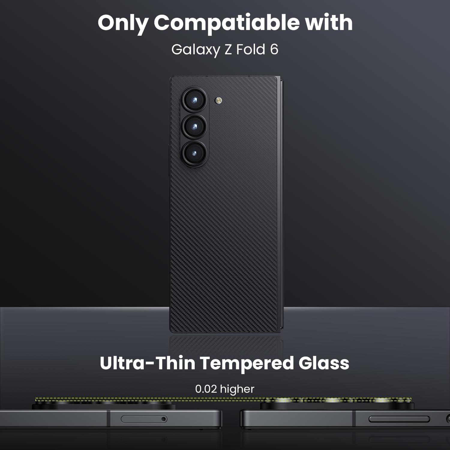 Kamera Panzerglasfolie Schutz für Samsung Galaxy Z Fold 6 5G 2024