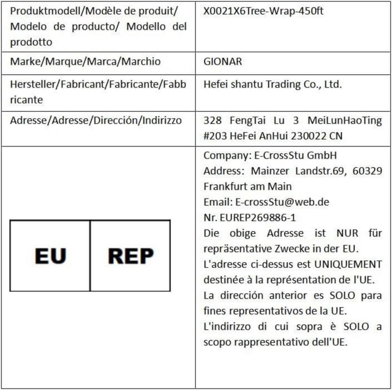 Baumschutz Bandage Frostschutzvlies, atmungsaktiv & langlebig