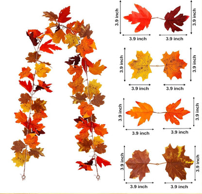 Herbst Ahornblatt Lichterkette für Herbstdeko Partydekoration