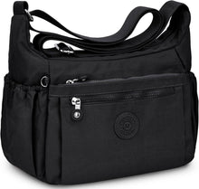WACCET Umhängetasche Damen Wasserdicht Nylon Crossbody Bag