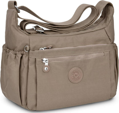 Wasserdichte Nylon Umhängetasche Crossbody Bag Damen Verstellbarem