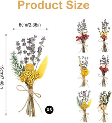 Trockenblumenstrauß Mini Getrocknete Blumen Basteln Deko