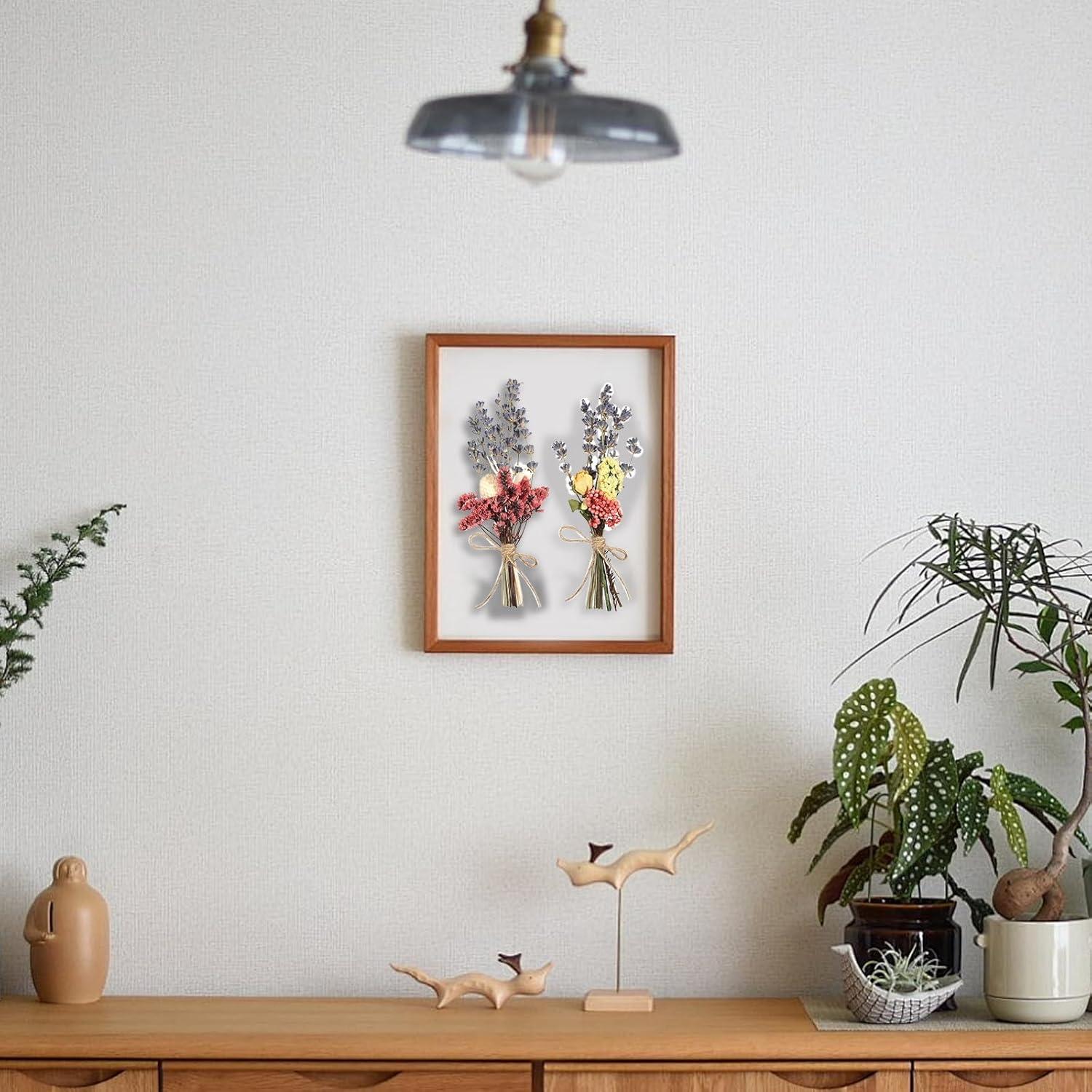 Trockenblumenstrauß Klein 6 Bündel Mini Getrocknete Blumen Basteln