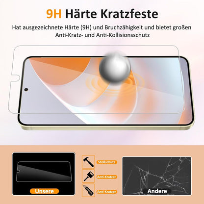 Schutzglas Samsung Galaxy S24 Panzerglas 9H Folie 2er Pack