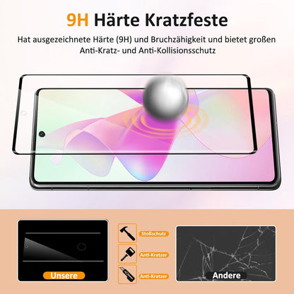 Schutzfolie Panzerglas Google Pixel 7 Pro 2+2 Stück 9H Härte Displayschutz