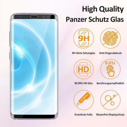 Panzer Schutzfolie für Samsung Galaxy S8 Displayschutz 9H