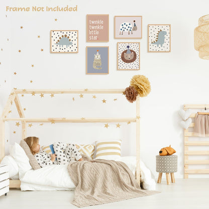 NymphFable Boho Tier Wanddekoration Poster Set 8x10