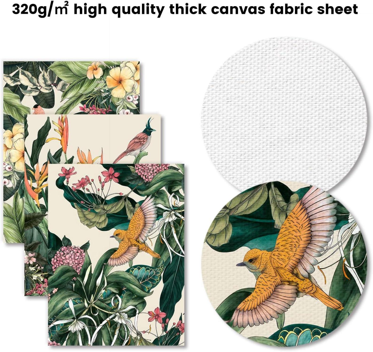 Vogel Blume Wanddekoration Poster Vintage Floral Wohnzimmer