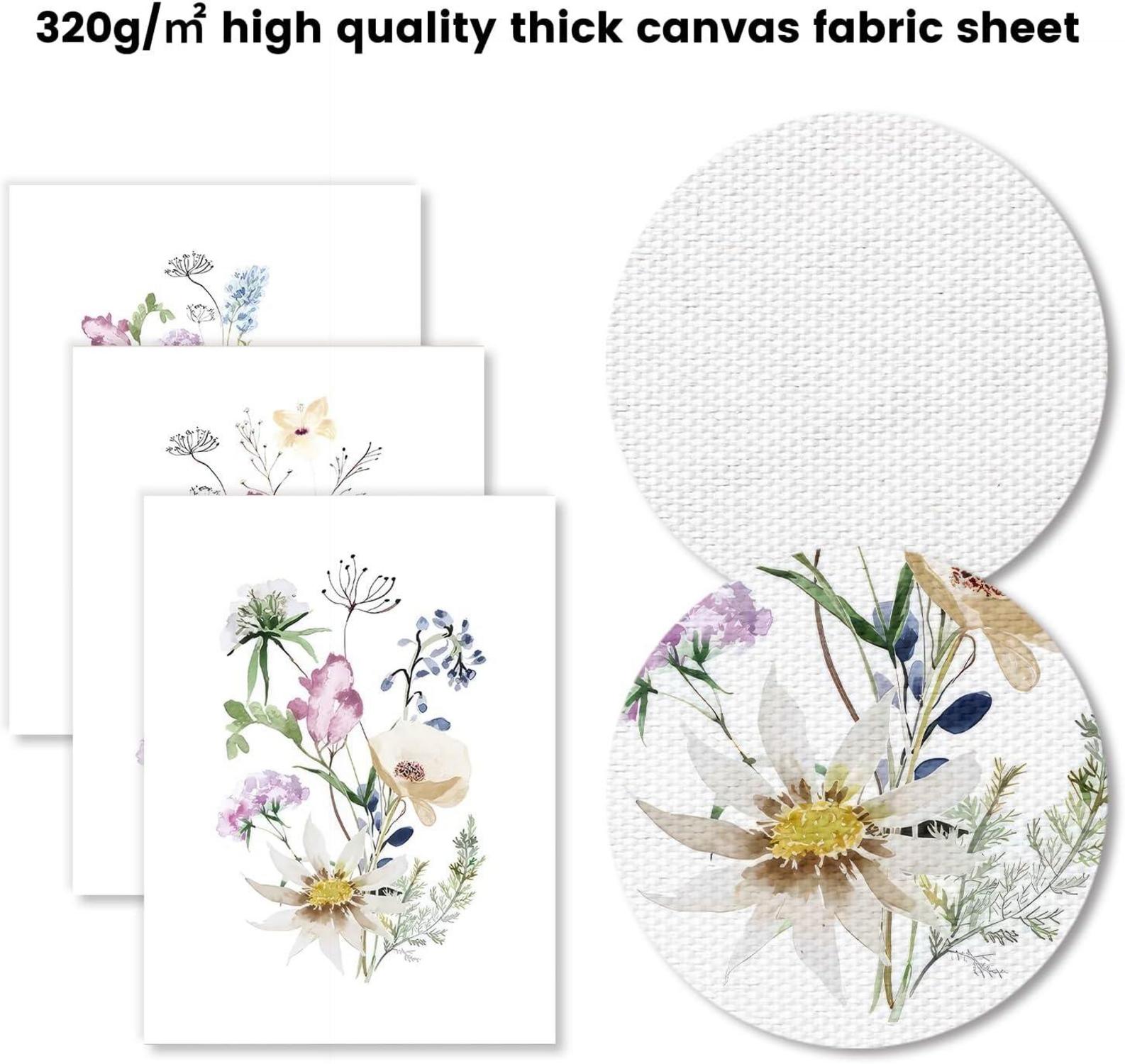 Aquarellblumen Wanddekoration Poster, Bunte Blumendrucke, Wildblumen