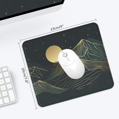 Gaming Mousepad klein langlebige genähte Kanten rutschfeste Gummibasis
