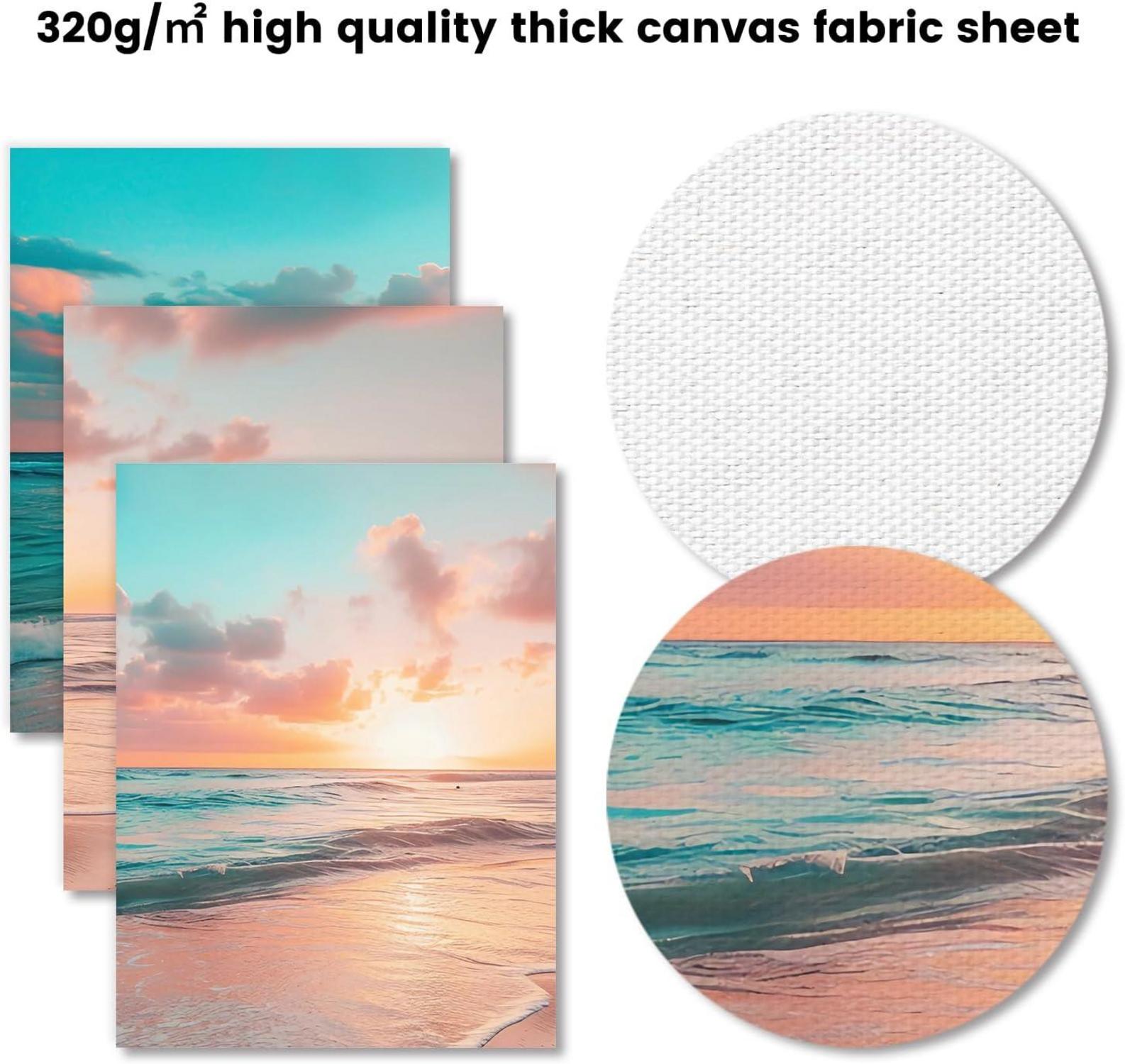 Strand Sonnenaufgang Wandbilder Blauer Ozean Leinwand für Schlafzimmer