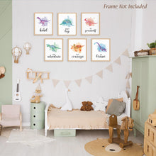 NymphFable Dinosaurier Poster Set Leinwand 8x10 Kinderzimmer