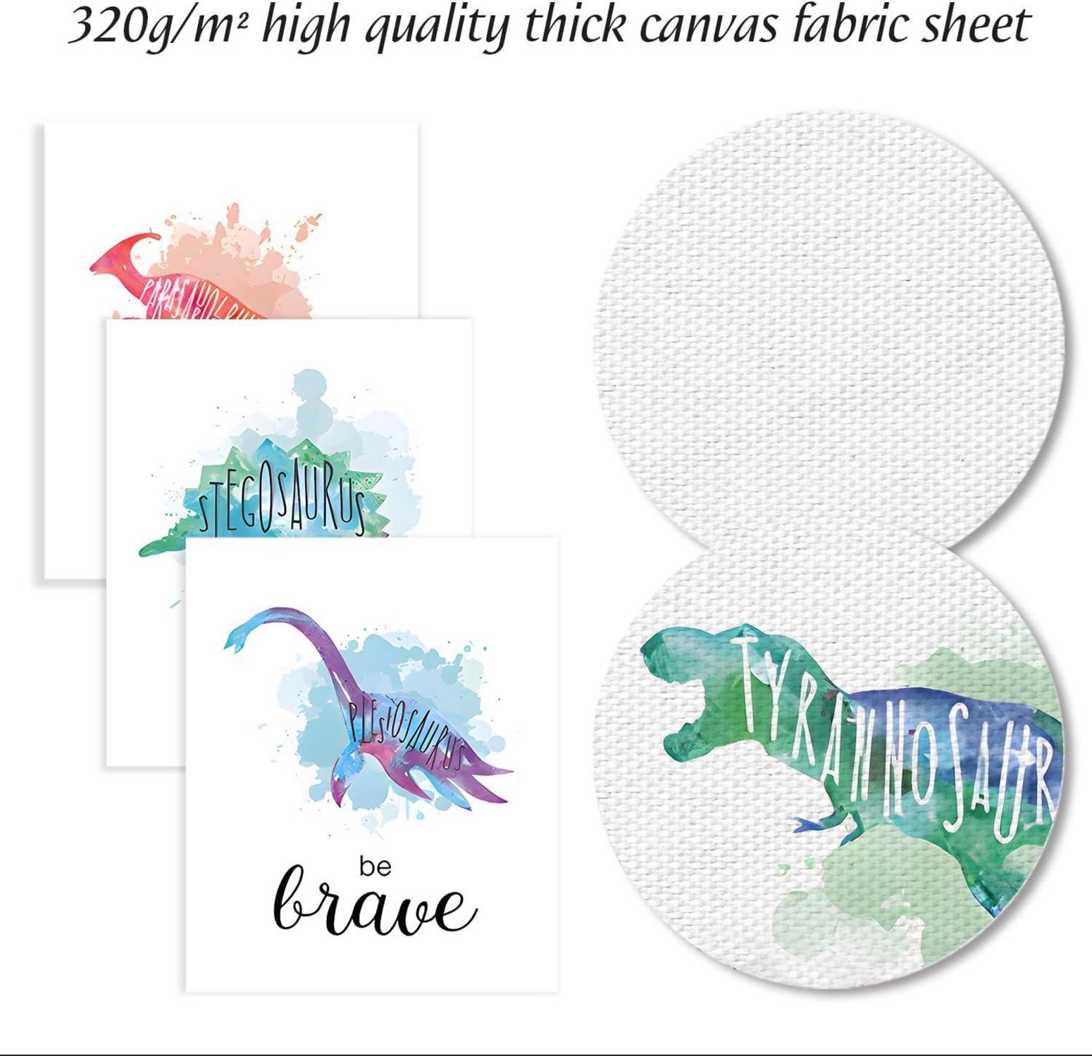 Aquarell Dinosaurier Wanddekoration Poster 8x10 Inspirierende Zitate