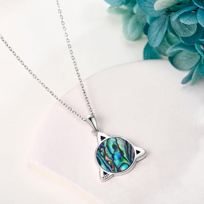 Sterling Silber Wikinger Kompass Rune Vegvisir Halskette Frauen