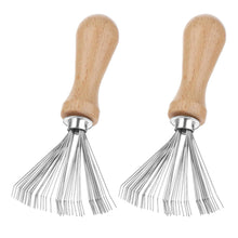 2 Stück Bürstenreiniger Haar Entferner Kamm Reinigung Teppich