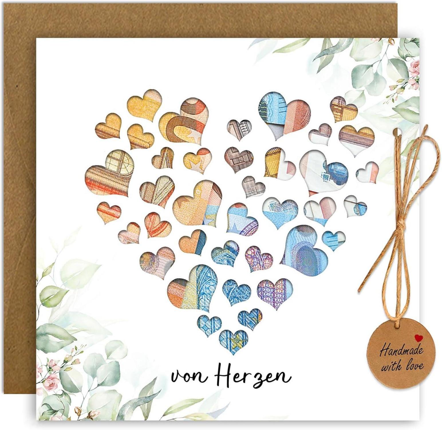 Geldgeschenk Hochzeit Karte Umschlag Set