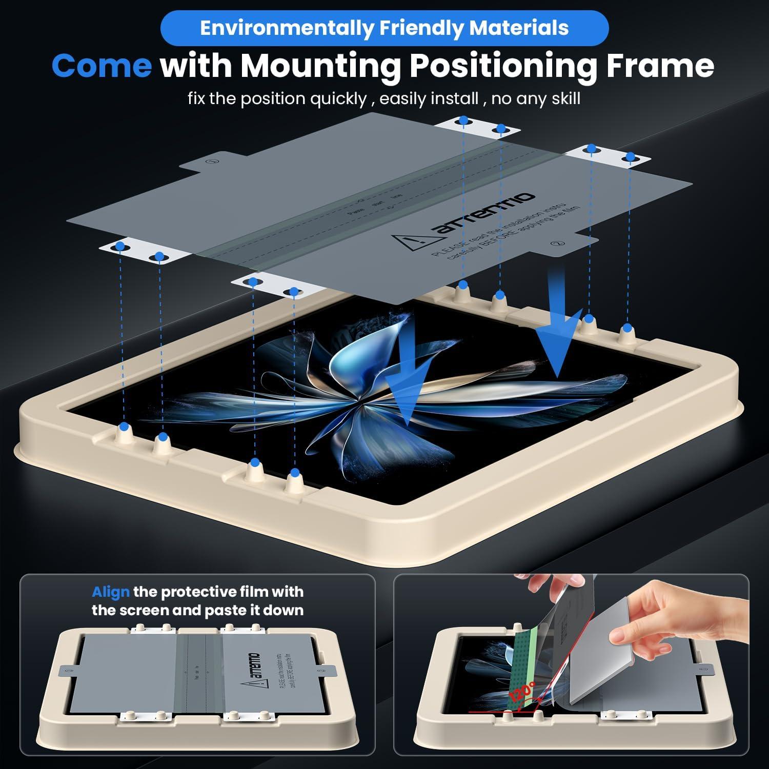 Displayschutzfolie Samsung Galaxy Z Fold 6 28 Degree Privacy 2er Set