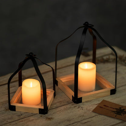 Laterne Holz Landhausstil für Weihnachten Herbst Deko