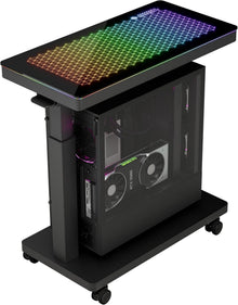 Höhenverstellbarer Computer Tower Ständer ATX-Gehäuse CPU Halter_PC