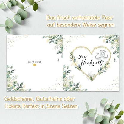 Geldgeschenk Hochzeit Verpackung Umschlägen Hochzeitskarte